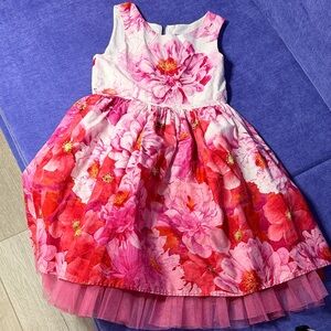 Emily West Pink and White Dress